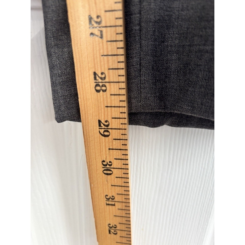 Joseph Abboud JOE Mens 38x29 Dress Pants Straight Gray Heather 100% Wool - Picture 4 of 10